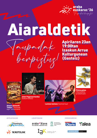 Aiaraldetik Taupadak Berpiztu!